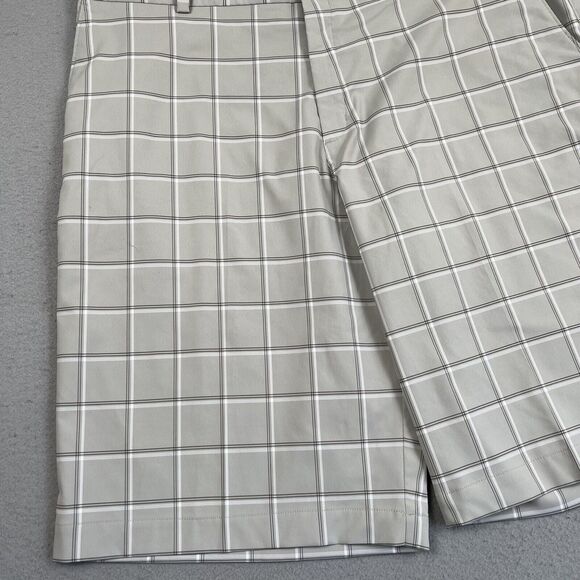 Nike Golf Short Men’s 38 Gray Check Dri‎ Fit 12” Inseam Chino - Picture 6 of 15